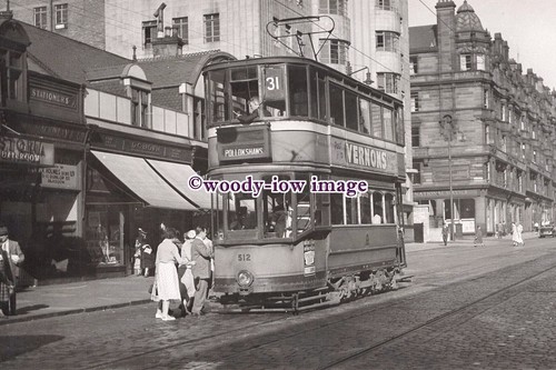 A0784 glasgow tram no - glasgow, no.512