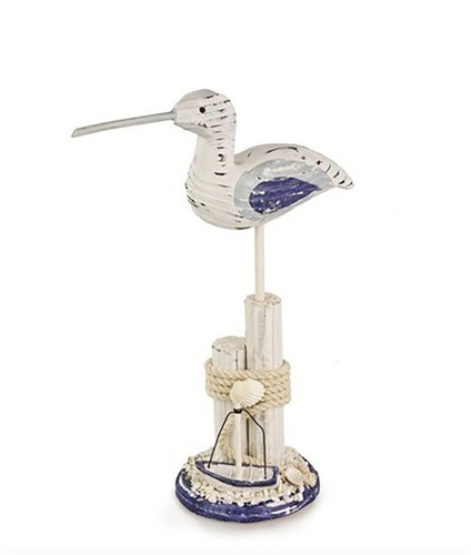24cm woodwash seagull bird - woodwash,