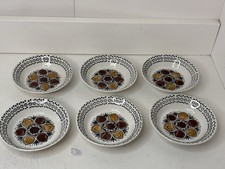6 X Broadhurst Kathie Winkle October Desert Bowls 5” 