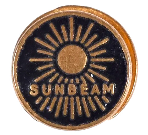 Vintage old sunbeam motorbike - old,