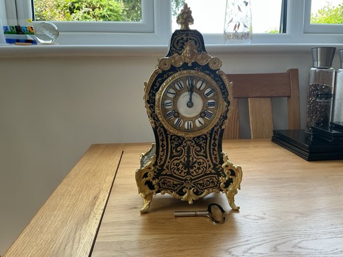 Stunning french boulle clock - french,