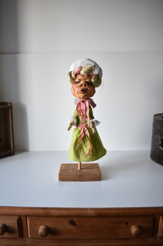 Vintage puppet with stand - vintage,