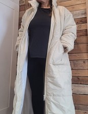 Ladies Maxi Length Warm Winter Padded Coat Size 16 (#90)