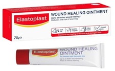 Elastoplast Wound Healing Ointment Cream Tube Burn Cut Scratches Plaster 20g