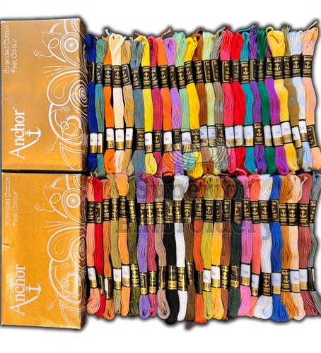 New anchor cross - cross, skeins