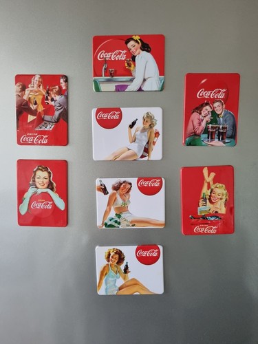 Coca cola retro fridge - retro, magnets