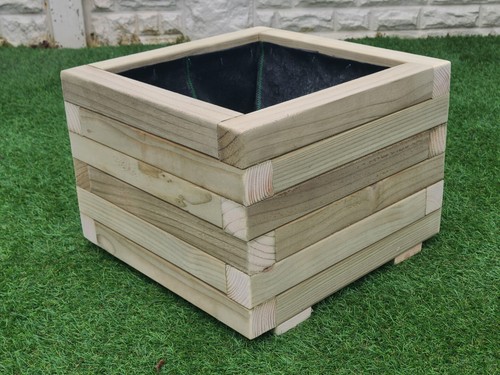 Square wooden treated - treated, garden