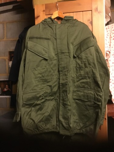 Belgian army parka size 7f - parka,,