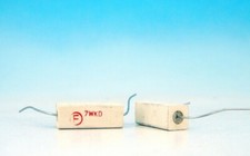 5x Vintage UNITRA 27 Ohm 7W