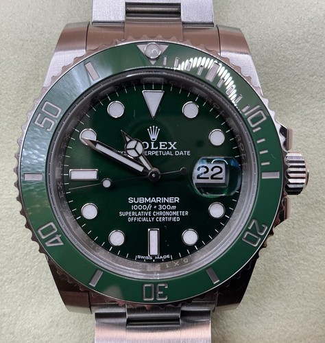 Rolex submariner 116610lv - s/s,