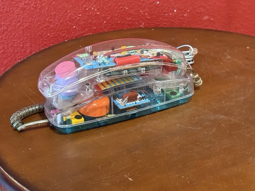 Vtg 1980s retro clear neon - 1980s,