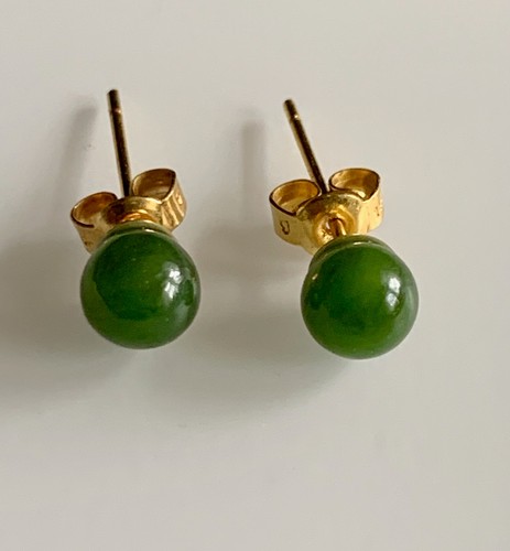 14k gold and - gold, stud