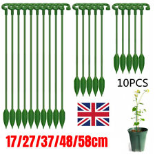 10 X Plant Support Stakes Garden Flower Support Single Stem Plant Support Stakes