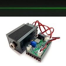 1pc Focusable 532nm 100mW DC12V Green Line Laser Diode Module Driver TTL 50*30mm
