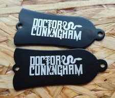 METAL LASER ENGRAVED TRUSS ROD COVER BESPOKE BELL SHAPE CUSTOM