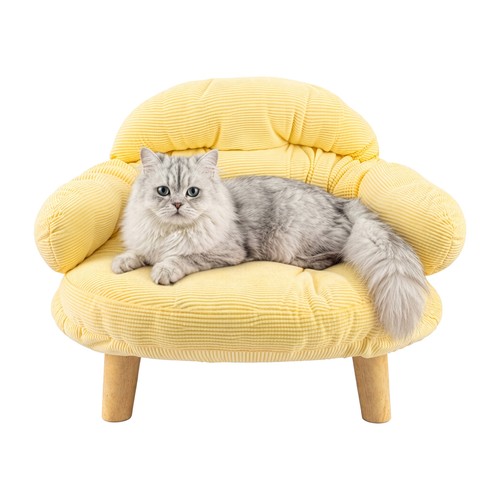 Elevated pet sofa chair with