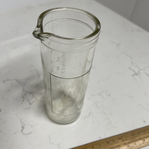 Vintage glass horlicks - glass, mixer