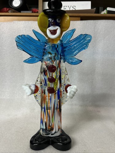 Vintage murano glass clown - vintage,