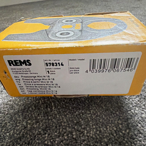 Rems mini m18 press jaw - mini,