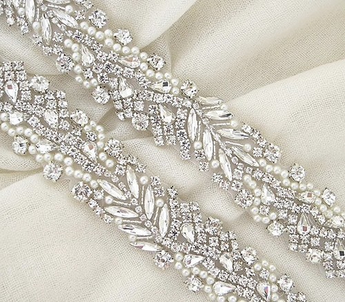 Crystal rhinestone applique - rhinestone,