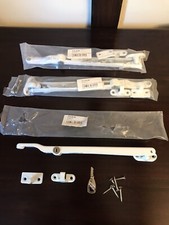 Basta Locking Timber Wooden Casement Stay Window Handle Lock 1901L Qty 3 White