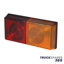 RUBBOLITE TRUCKLITE RED & AMBER LENS RUBBOLITE 1510A