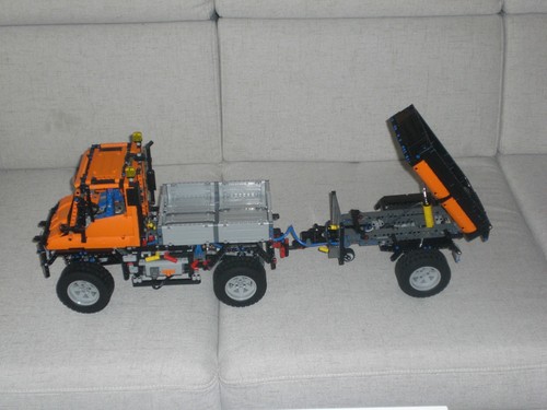 Lego technic tipping trailer - tipping,