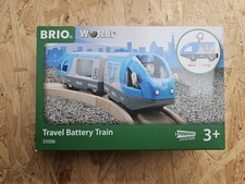 Brio World Travel Battery Train 33506 Wooden Train Railway New Boxed 2010