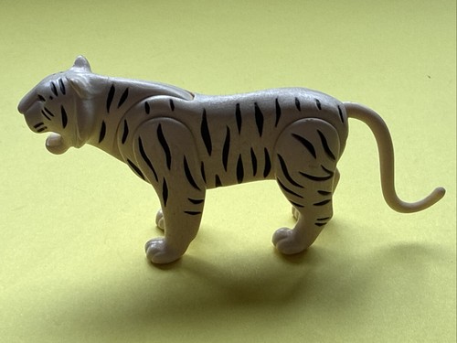 Playmobil white tiger zoo - white,