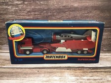 Matchbox Superkings K-128 ~ DAF 3300 Truck & Trailer & Seaplane ~ Boxed Set