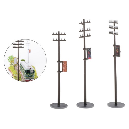 3pcs miniature telephone - 3pcs, 1:87