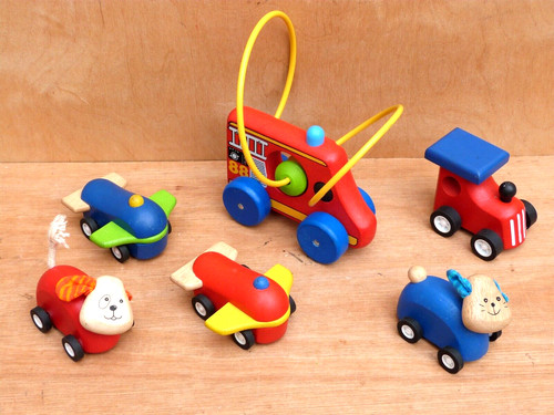 Toy pintoy wooden - i'm, cars