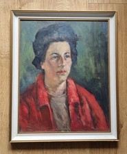 Vintage Mid Century Framed Oil