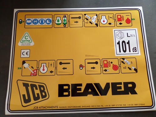 Jcb beaver front - jcb, panel