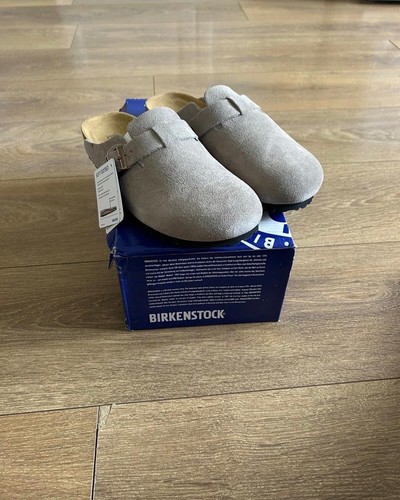Birkenstock boston clogs grey - birkenstock,