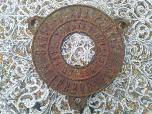 Vintage cast iron roller - vintage,