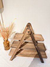 Wooden 3 Tier Serving Stand |