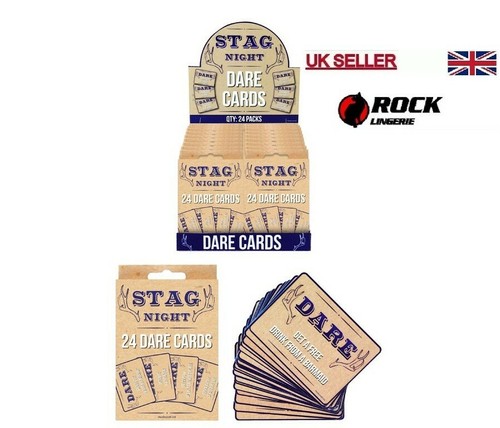 Stag party dare cards - 24,