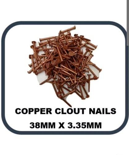 Copper clout nails 38mm - copper,