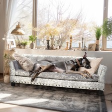 XL Deluxe Velvet Dog Sofa Bed