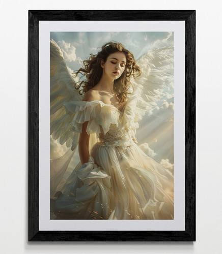 Angel framed canvas - angel,