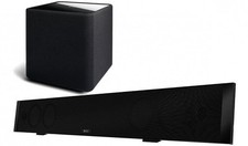 KEF V720W Subwoofer & Soundbar System - Black - Brand New
