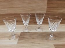 4 x Vintage Stuart Crystal