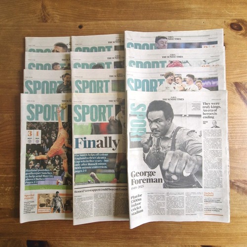 The sunday times sport 2025 - sunday,