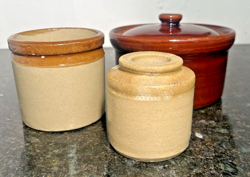 Moira pottery stoneware jars - pottery,