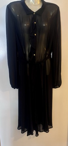 Biba sheer black - black, half