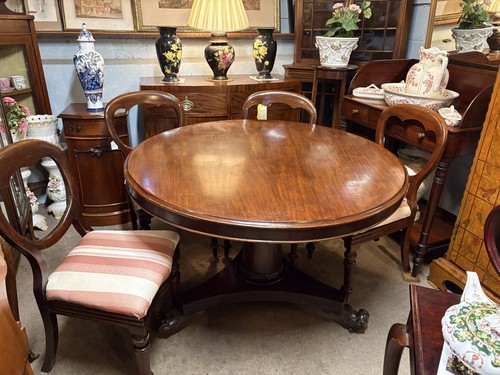 Victorian mahogany circular - victorian,