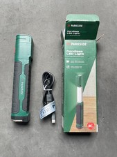 Parkside 2in1 Cordless LED Work Light Hand Torch Pull-out strip light