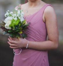 Junior bridesmaid dress in blush pink size 8 excellent condition 12-13 year old