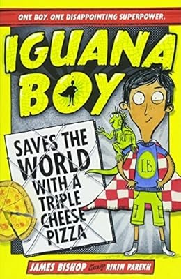 Iguana boy saves the - iguana, world